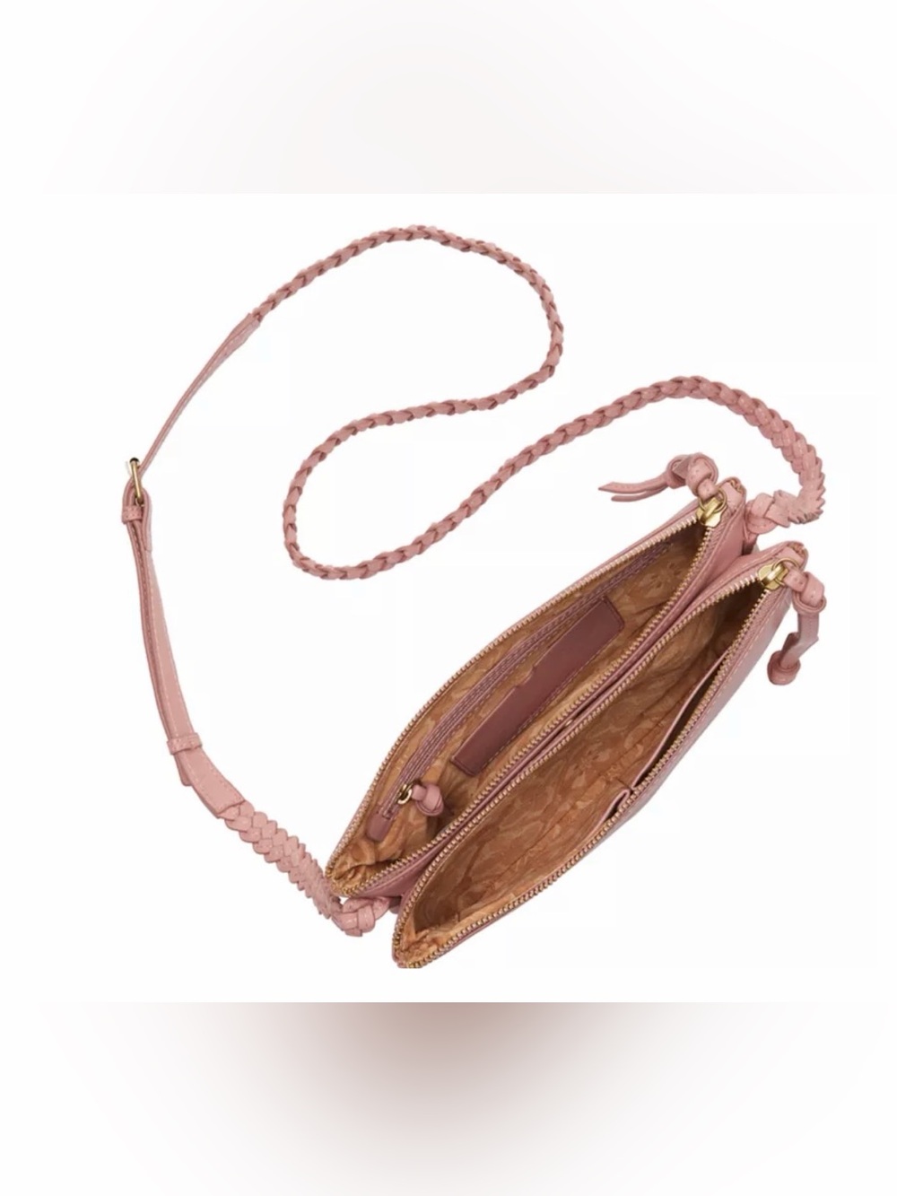 NWOT New Lucky Brand Jema Solid Crossbody - Picture 3 of 7